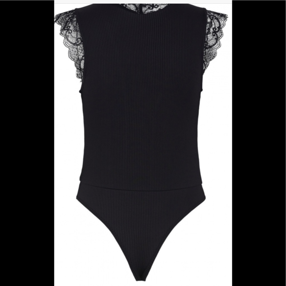 Y.A.S Black Lace Bodystocking Size Small - Picture 2 of 10